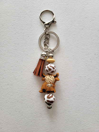 Beaded Bar Keychains