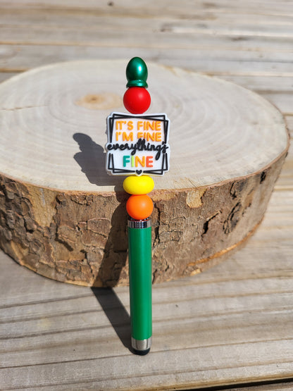 Beaded Stylus Pen Combo