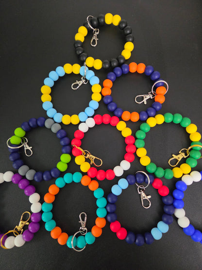 Pulseras de cuentas del equipo de fútbol