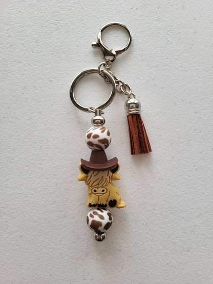 Beaded Bar Keychains