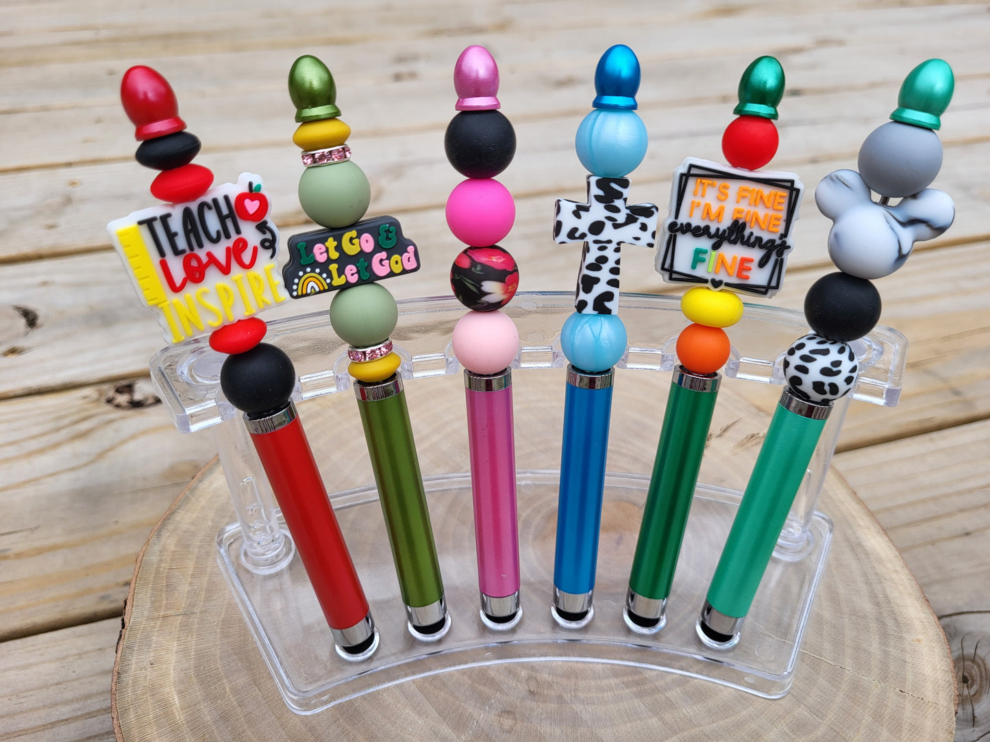 Beaded Stylus Pen Combo