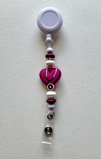 Beaded Retractable Badge Reels