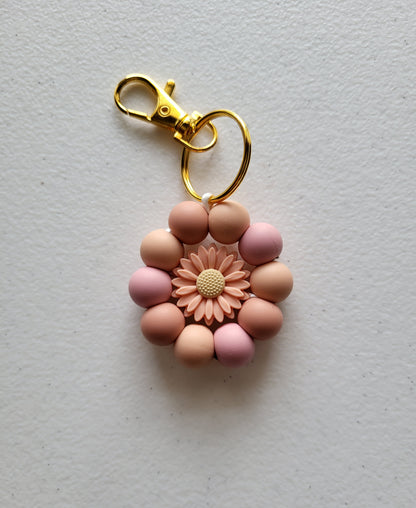 Beaded Daisy Keychains