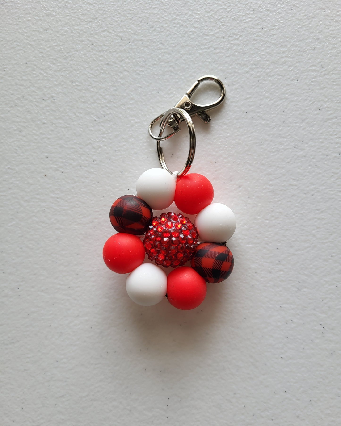 Beaded Daisy Keychains
