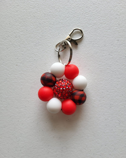 Beaded Daisy Keychains