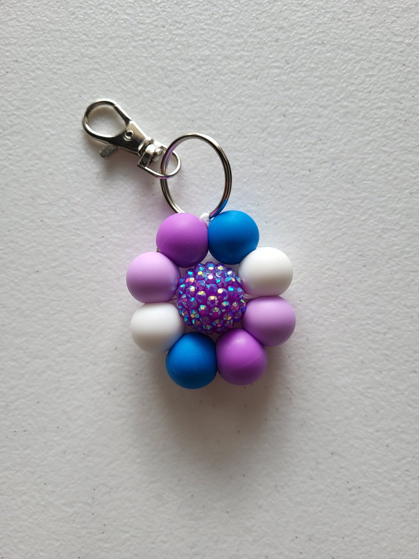 Beaded Daisy Keychains