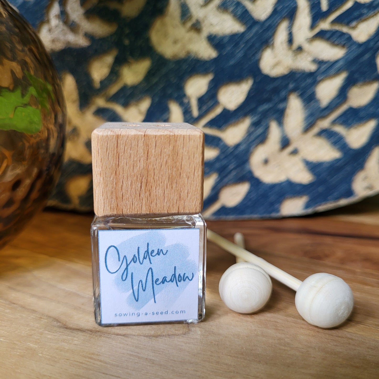 Golden Meadow Car Reed Diffuser